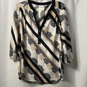 New York & Company Satin Blouse